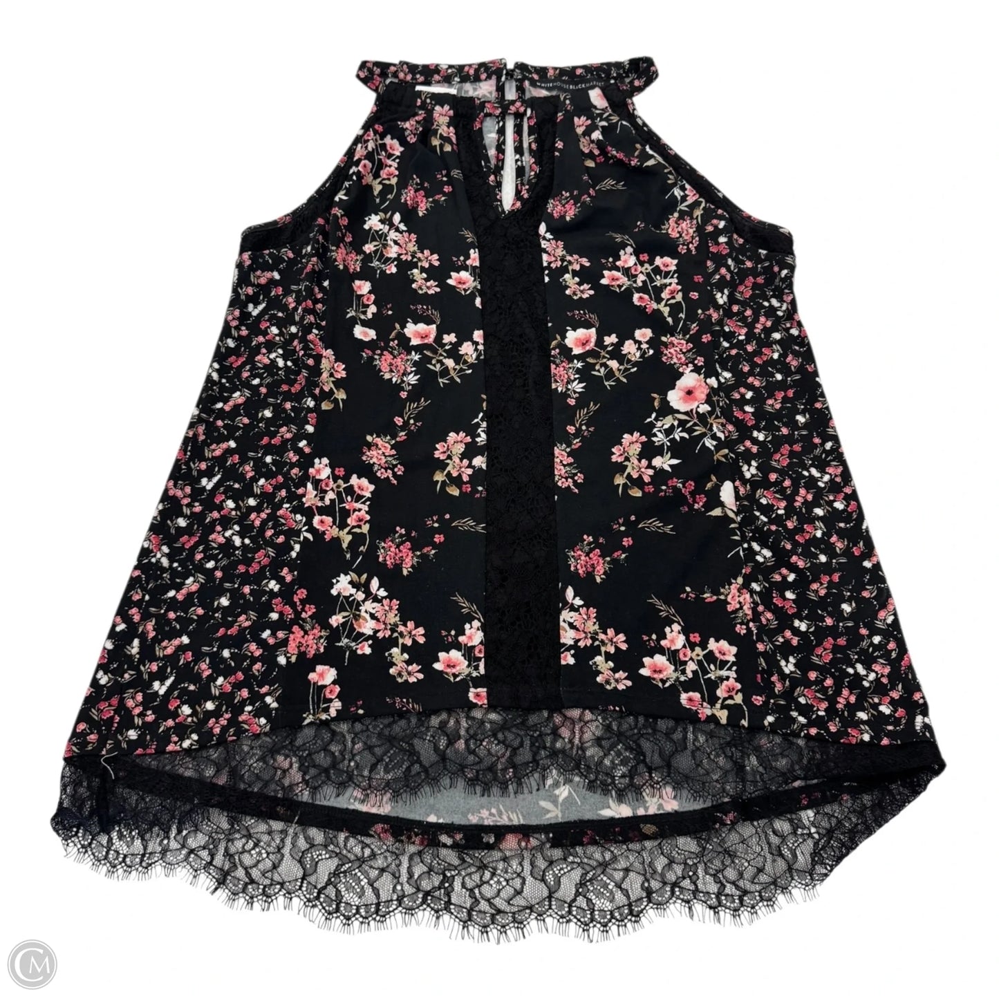Top Sleeveless By White House Black Market In Floral Print, Size: S