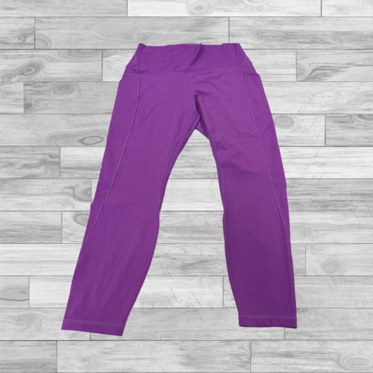 Athletic Leggings By Lululemon In Purple, Size: 10