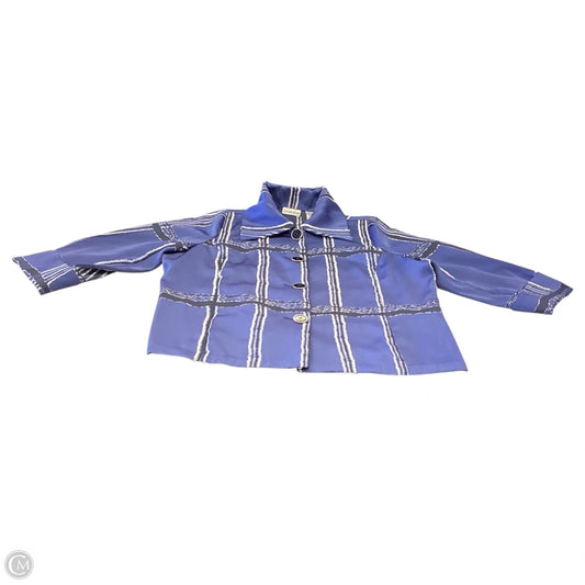 Jacket Other By Chicos In Blue, Size: 3 (XL)