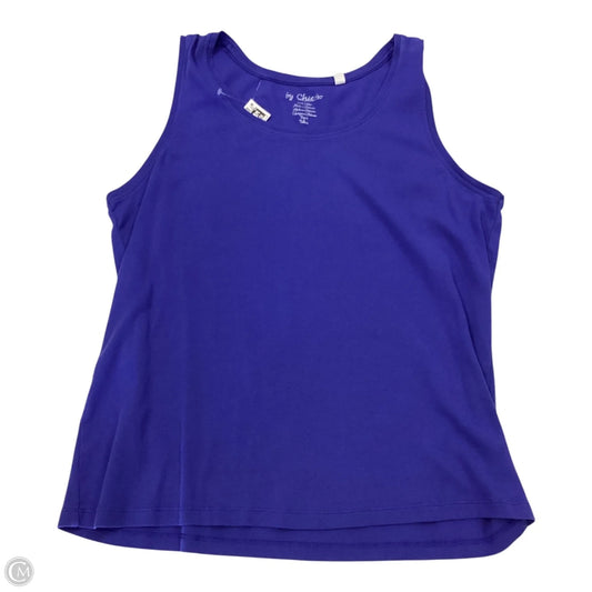 Tank Top By Chicos In Blue, Size: Xl