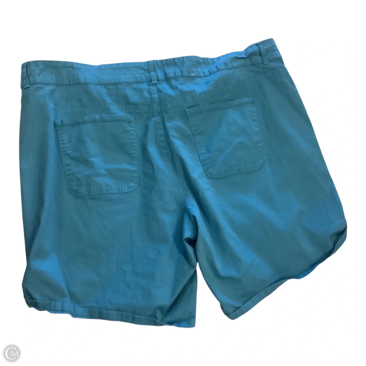 Shorts By Gloria Vanderbilt In Teal, Size: 20