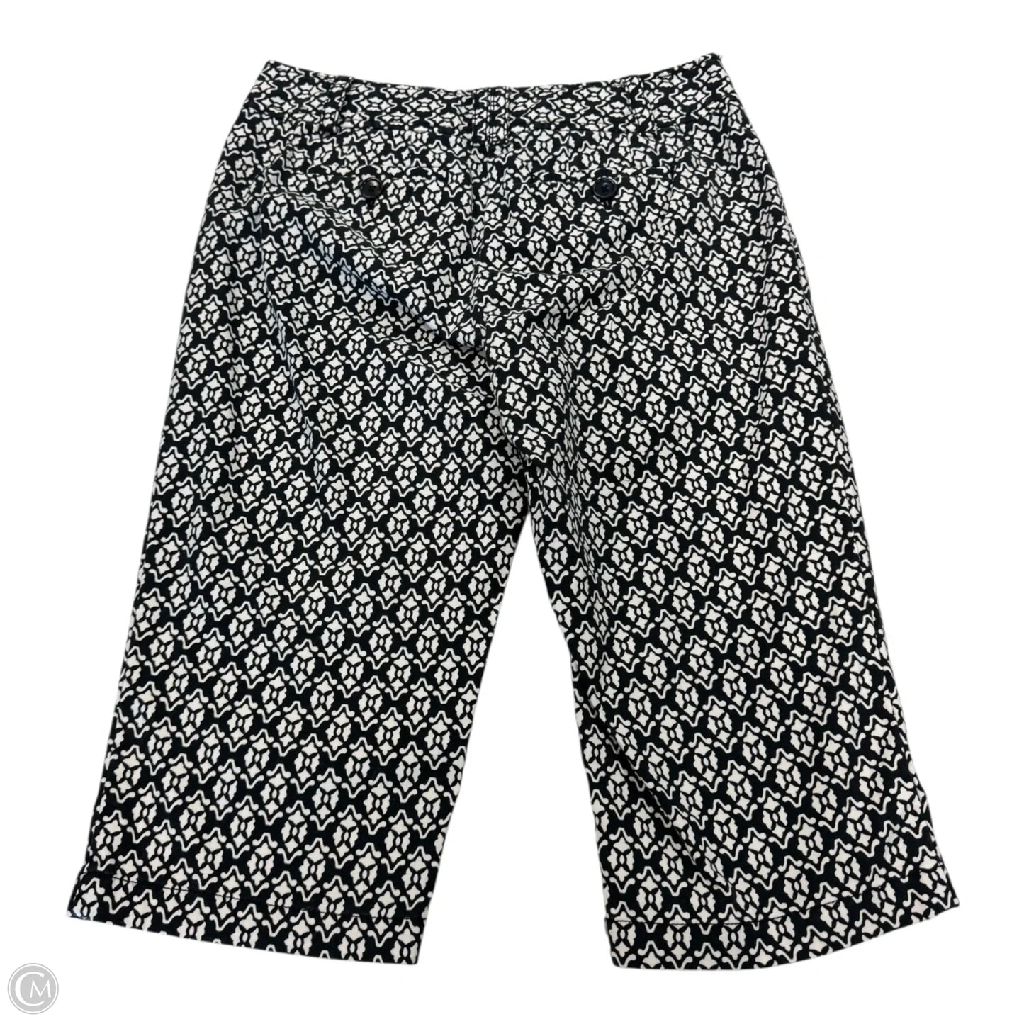 Capris By Ann Taylor In Black & White, Size: 2p