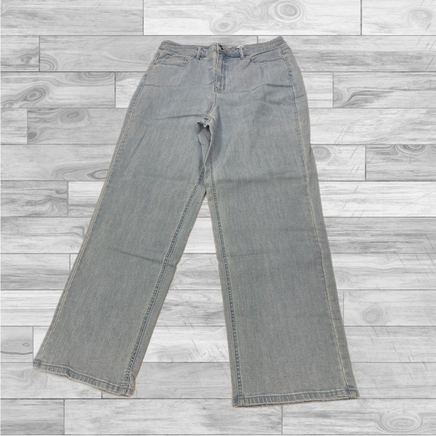 Jeans Wide Leg By Clothes Mentor In Blue Denim, Size: 14