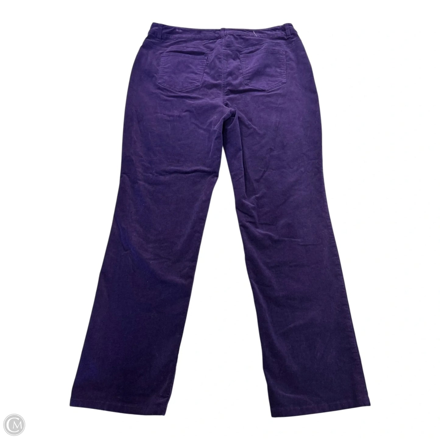 Pants Corduroy By Chicos In Purple, Size: L