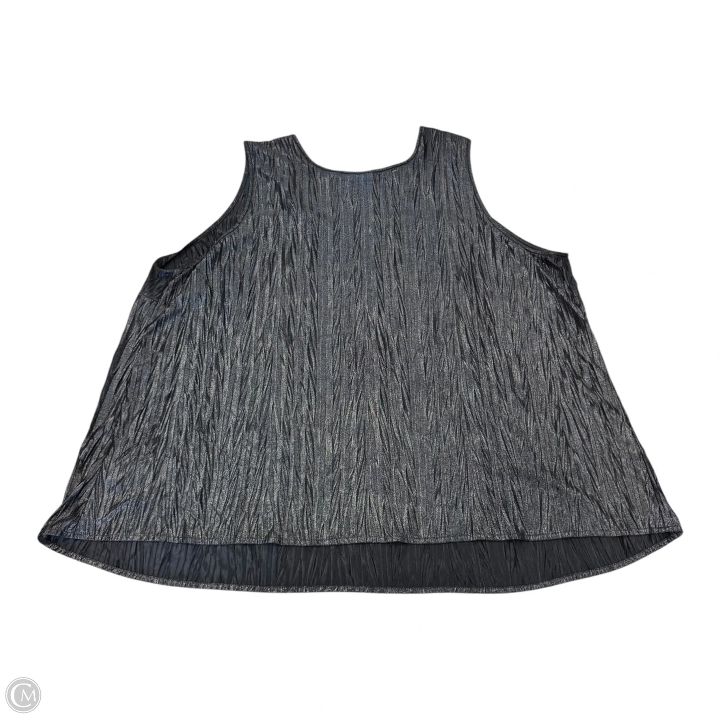 Top Sleeveless By Susan Graver In Black, Size: 3x
