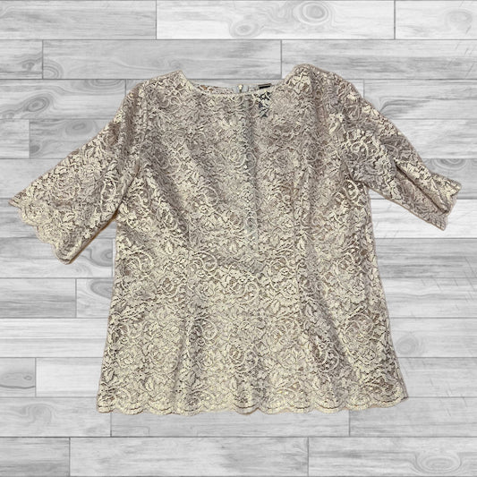 Top 3/4 Sleeve By Chicos  Size: 2 (large)