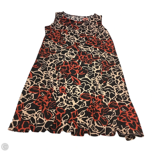 Dress Casual Midi By Julian Taylor In Multi-colored, Size: 16