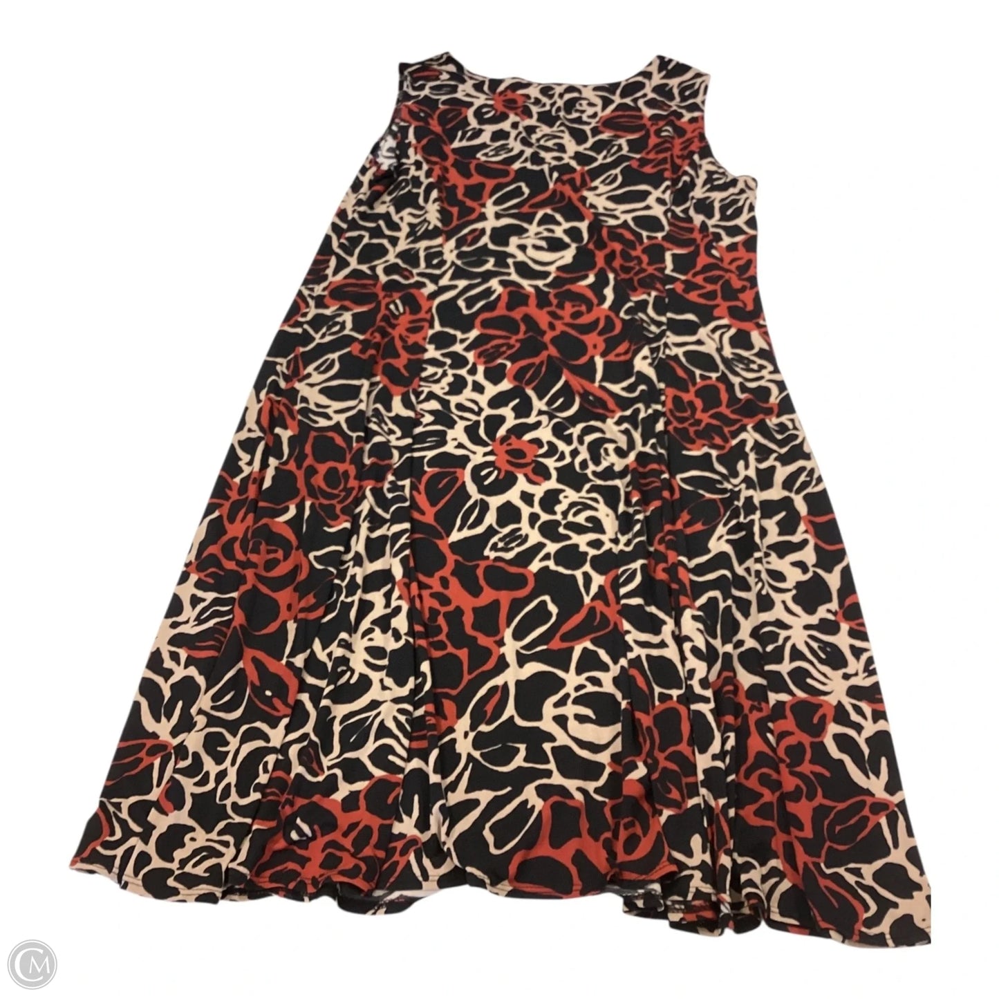 Dress Casual Midi By Julian Taylor In Multi-colored, Size: 16