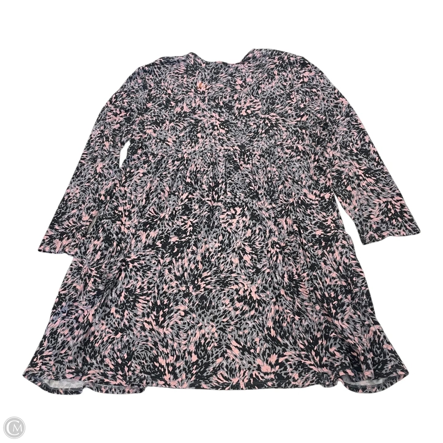 Dress Casual Short By Soma In Grey & Pink, Size: L