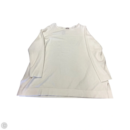 Sweater By Chicos In Cream, Size: Xl
