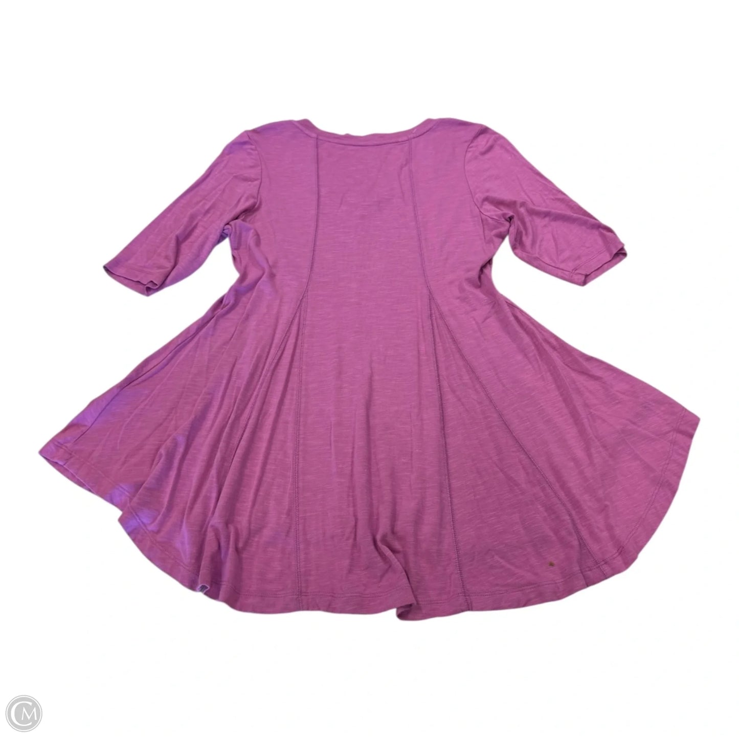 Top Short Sleeve By Soft Surroundings In Pink, Size: Xsp