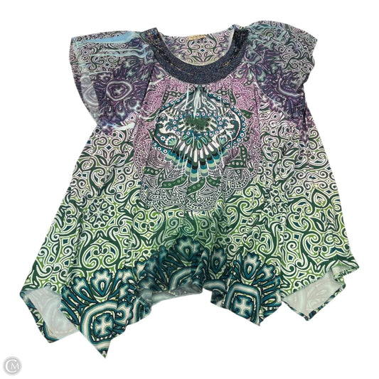 Top Short Sleeve By One World In Multi-colored, Size: 3x