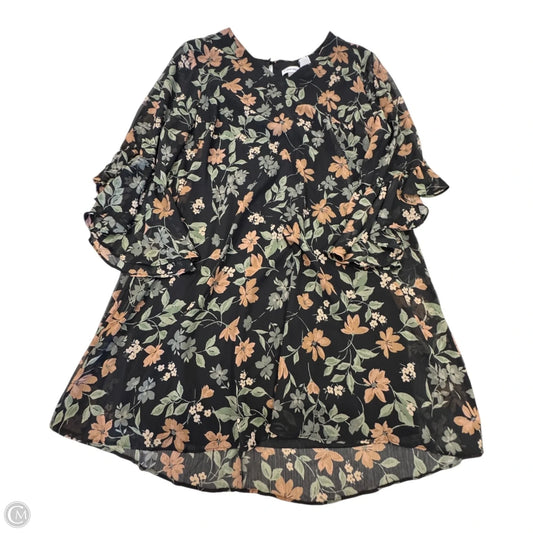 Dress Casual Short By Calvin Klein In Multi-colored, Size: L