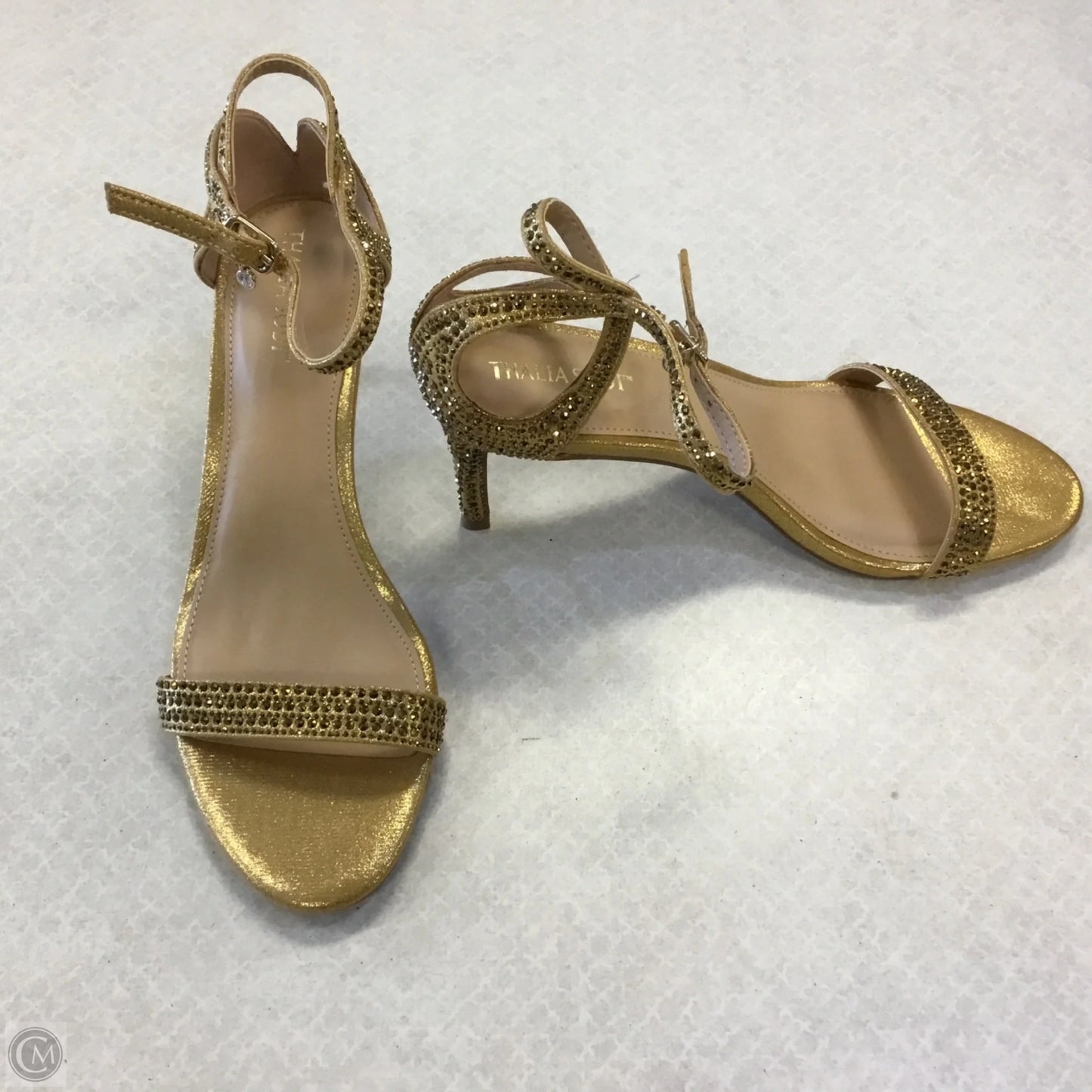 Shoes Heels Stiletto By Thalia Sodi In Gold, Size: 8