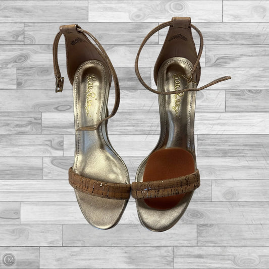 Shoes Designer By Lilly Pulitzer In Brown, Size: 7