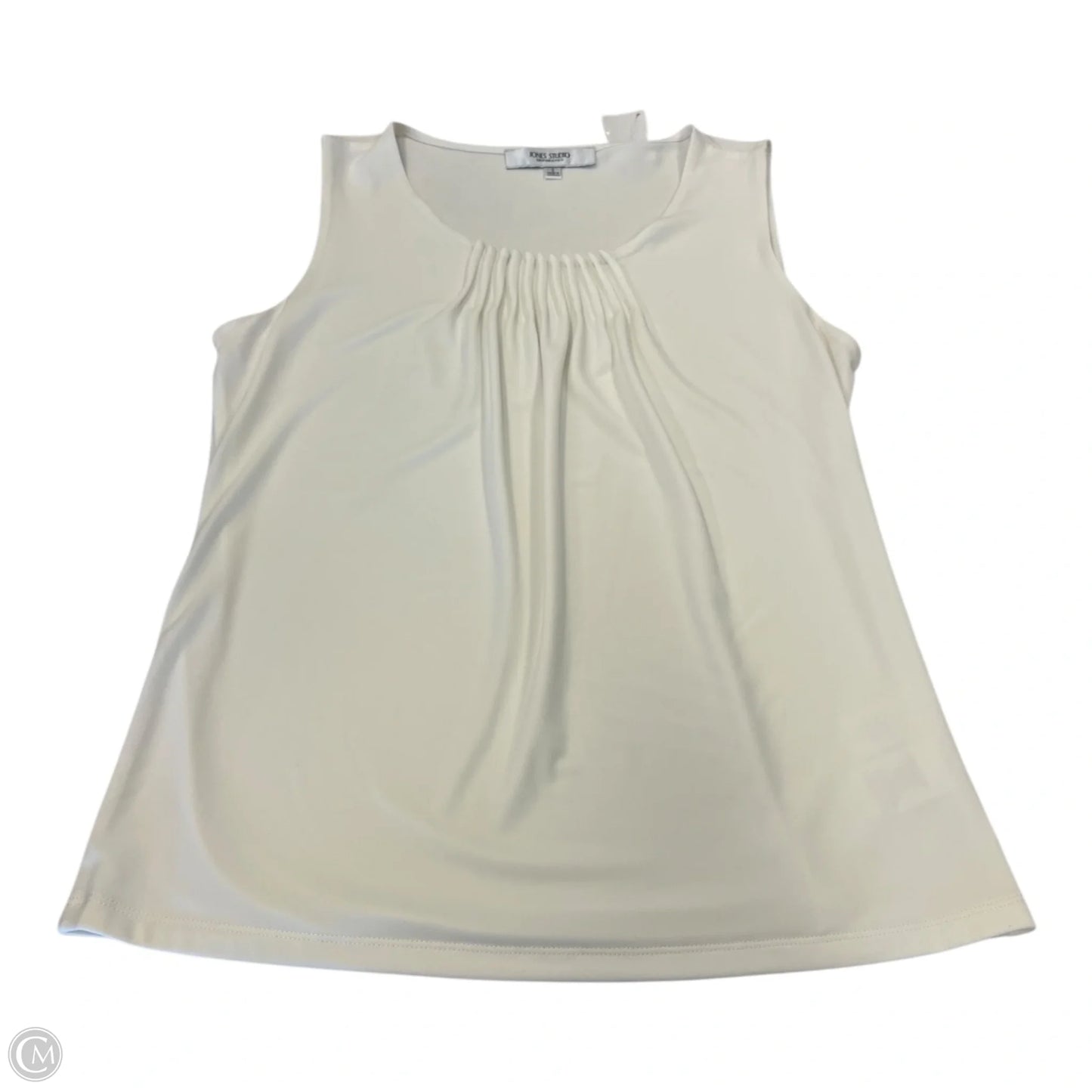 Top Sleeveless By Jones Studio In White, Size: S
