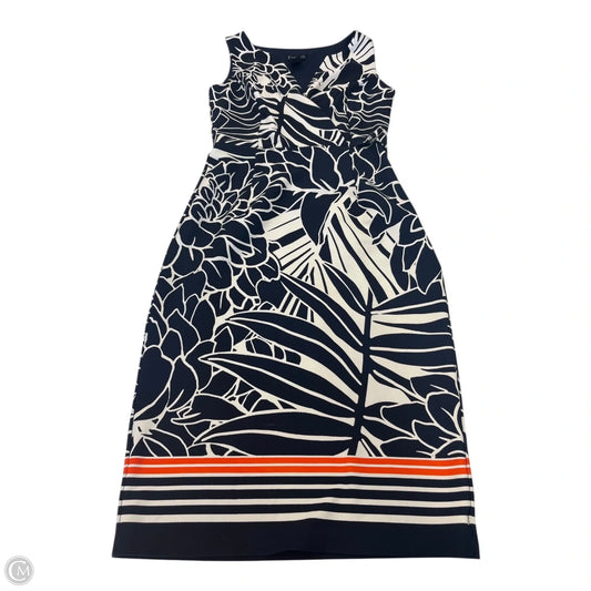 Dress Casual Short By Enfocus In Blue & White, Size: 6