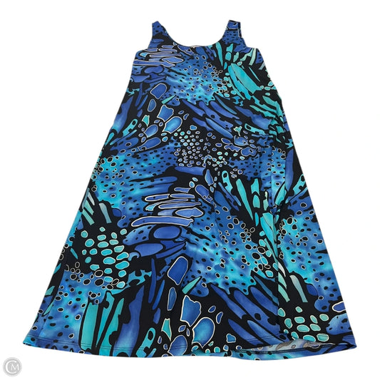 Dress Casual Midi By Clothes Mentor In Blue, Size: S