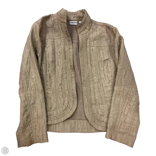 Jacket Other By Chicos In Tan, Size: M