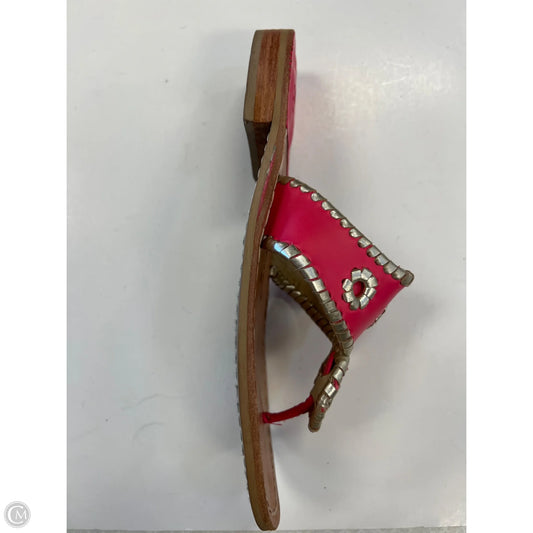 Sandals Flats By Jack Rogers In Pink, Size: 7
