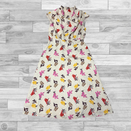 Dress Casual Maxi By Ann Taylor In Floral Print, Size: S