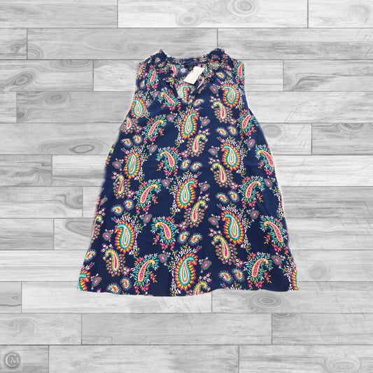 Top Sleeveless By Talbots In Multi-colored, Size: S