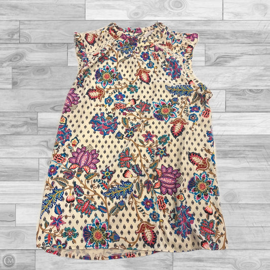 Top Sleeveless By Loft In Multi-colored, Size: S