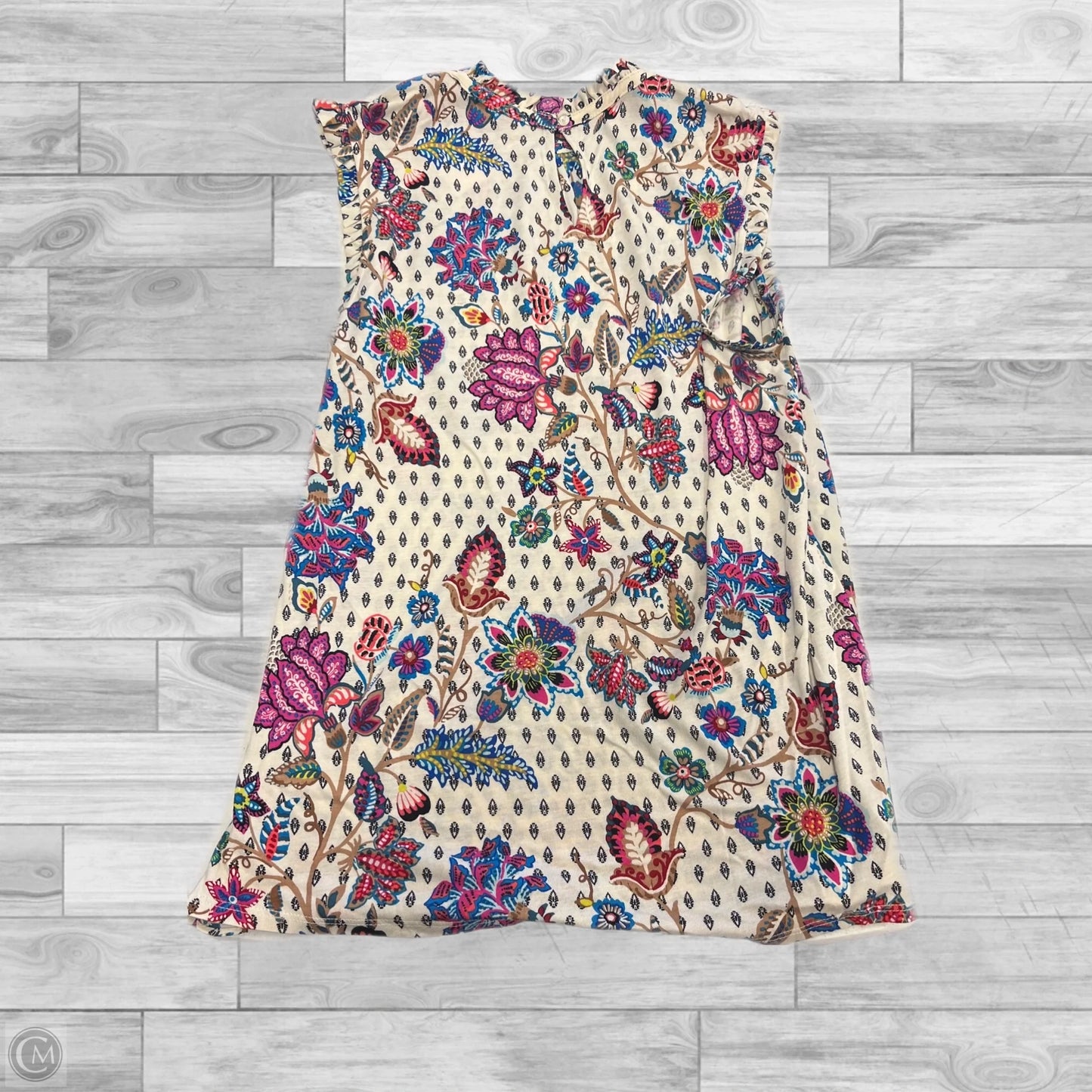 Top Sleeveless By Loft In Multi-colored, Size: S