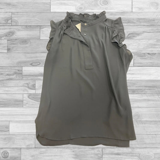 Top Sleeveless By Loft In Grey, Size: S