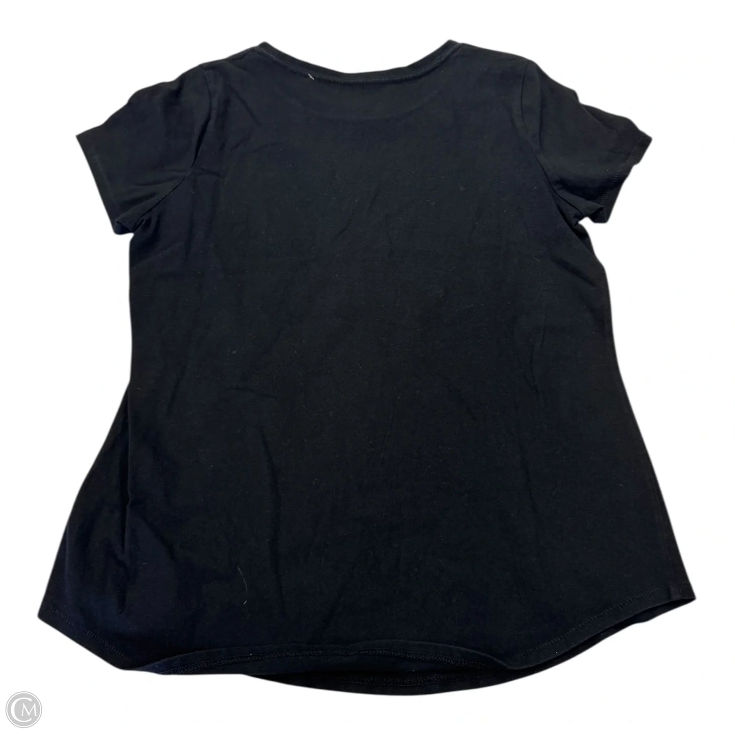 Top Short Sleeve Basic By Sonoma In Black, Size: M