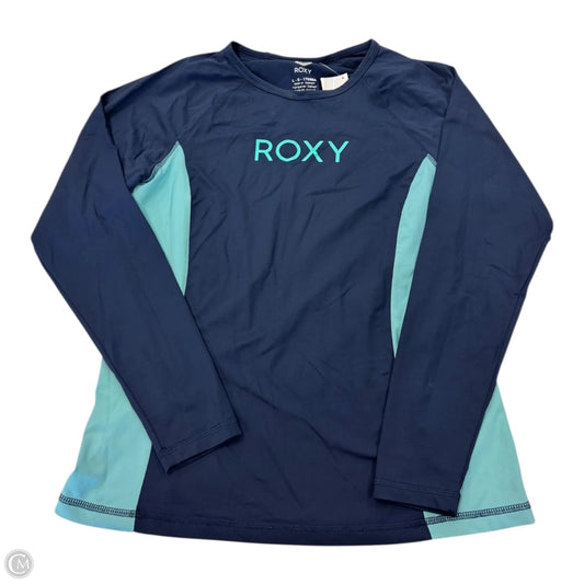 Top Long Sleeve By Roxy In Blue, Size: L