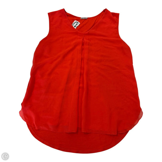 Top Sleeveless By Clothes Mentor In Red, Size: L