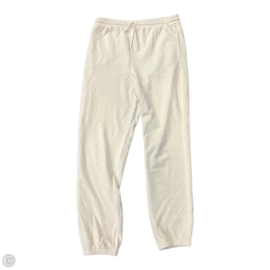 Pants Lounge By Clothes Mentor In Cream, Size: M