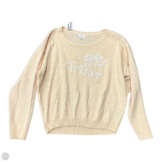 Sweater By Clothes Mentor In Pink, Size: L