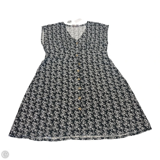 Dress Casual Short By Loft In Black & White, Size: 14