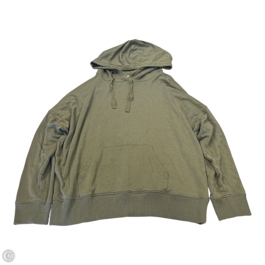 Sweatshirt Hoodie By Loft In Green, Size: Xl