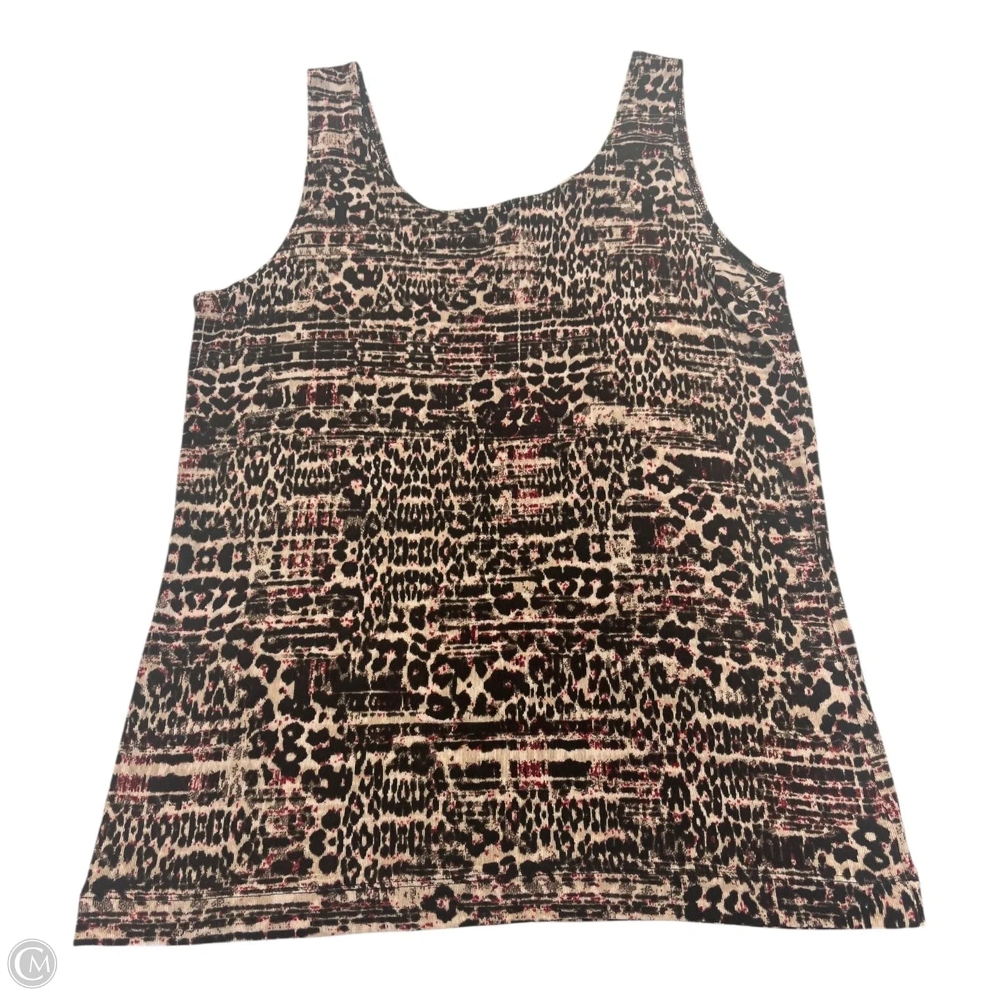 Tank Top By Chicos In Animal Print, Size: 0 (Small)