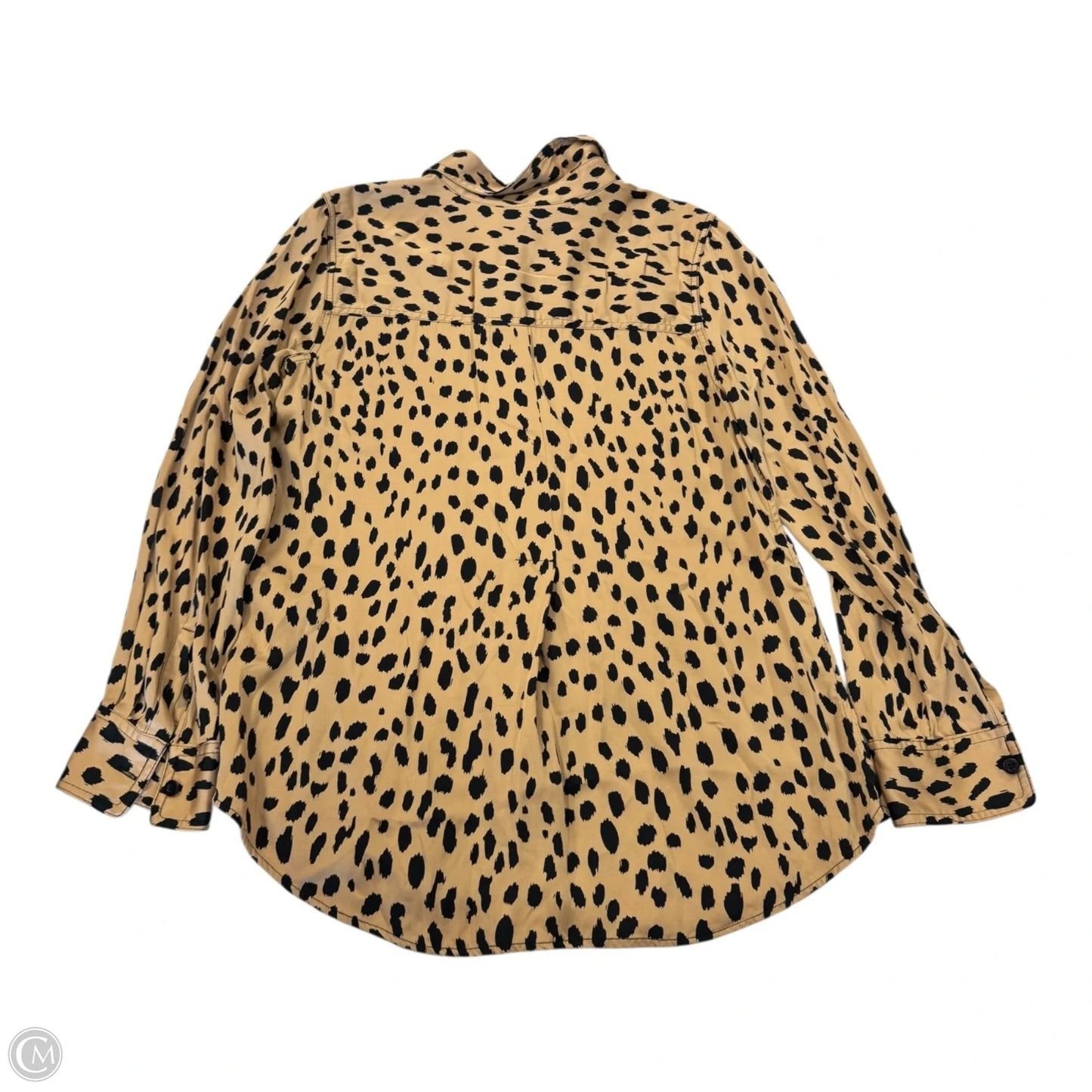 Top Long Sleeve By Chicos In Animal Print, Size: S