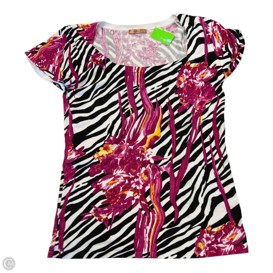 Top Short Sleeve By Belldini In Multi-colored, Size: M