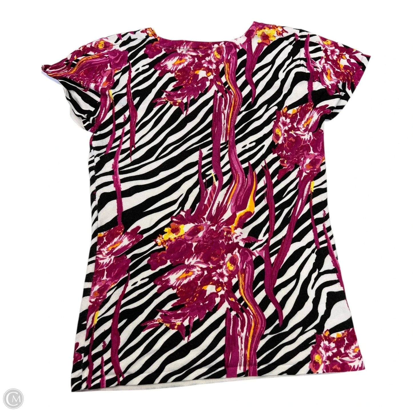 Top Short Sleeve By Belldini In Multi-colored, Size: M
