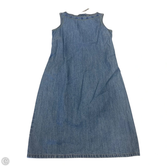 Dress Casual Midi By Liz Claiborne In Blue, Size: 4