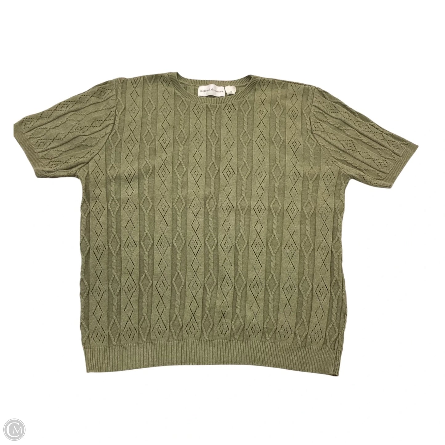 Top Short Sleeve By Alfred Dunner In Green, Size: M