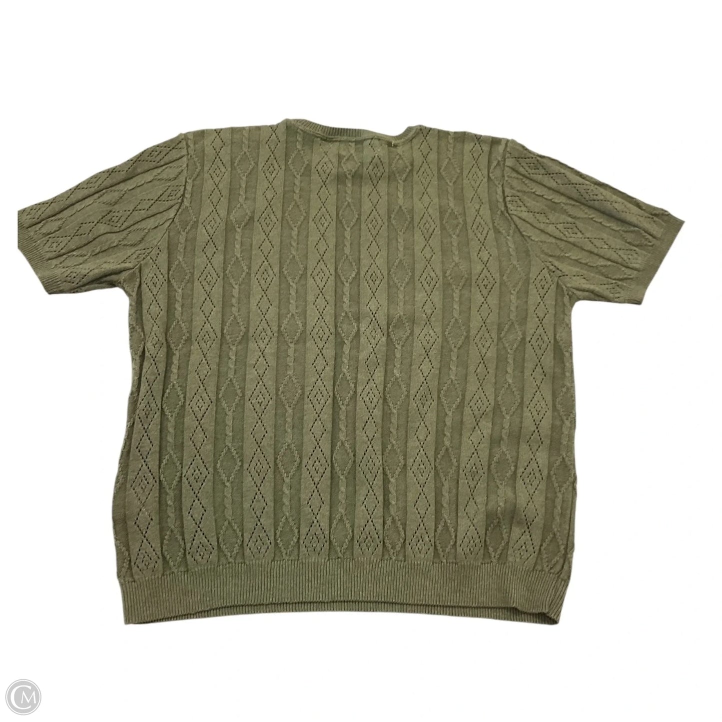 Top Short Sleeve By Alfred Dunner In Green, Size: M