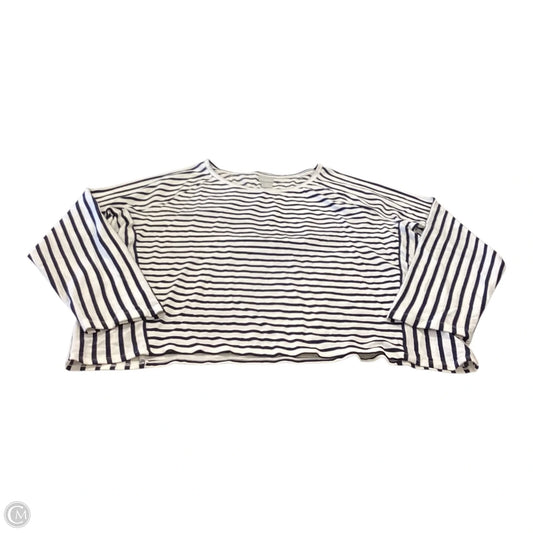 Top Long Sleeve By Chicos In Striped Pattern, Size: Xl
