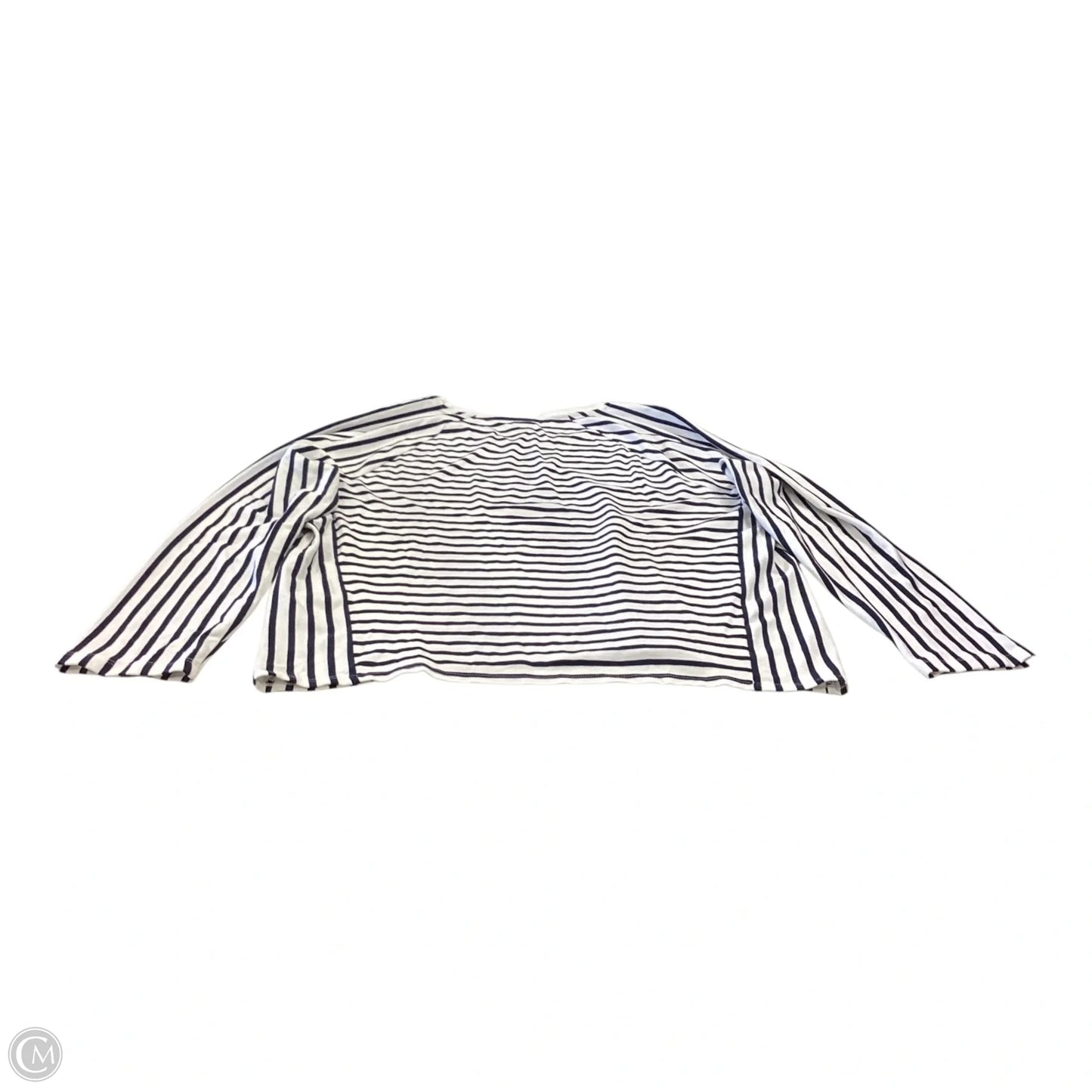 Top Long Sleeve By Chicos In Striped Pattern, Size: Xl