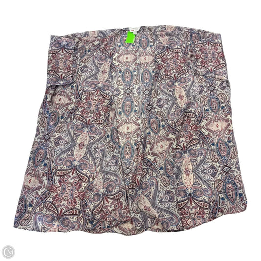 Kimono By Clothes Mentor In Paisley Print, Size: 1x
