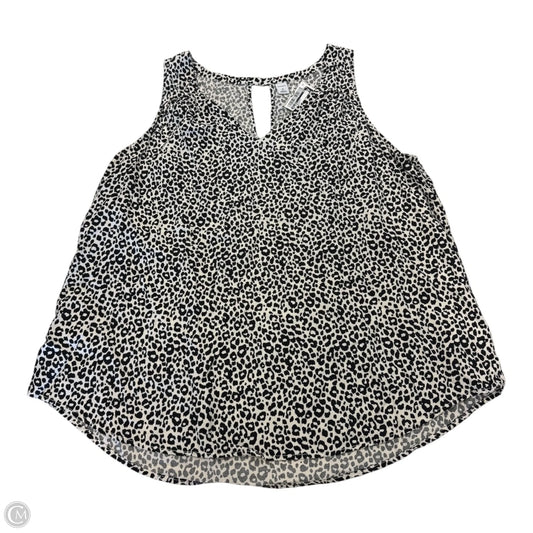Top Sleeveless By Old Navy In Animal Print, Size: Xl