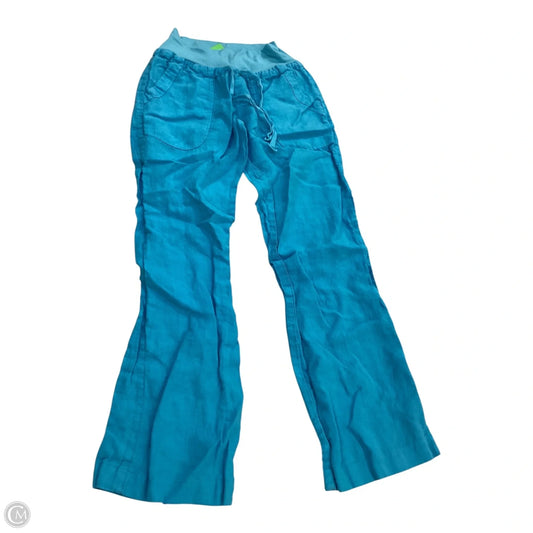Pants Linen By Shore In Blue, Size: S