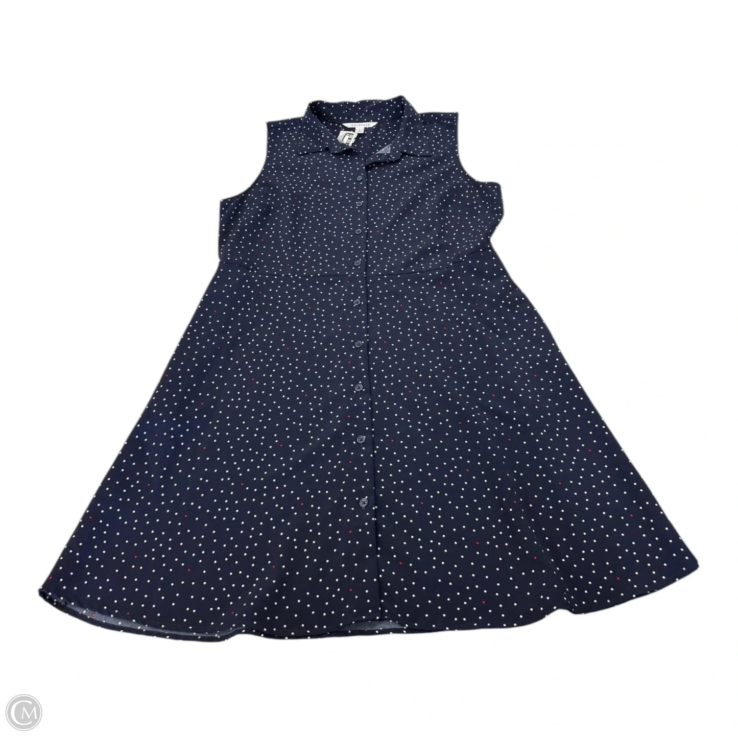 Dress Casual Short By Popsugar In Blue & Red & White, Size: L