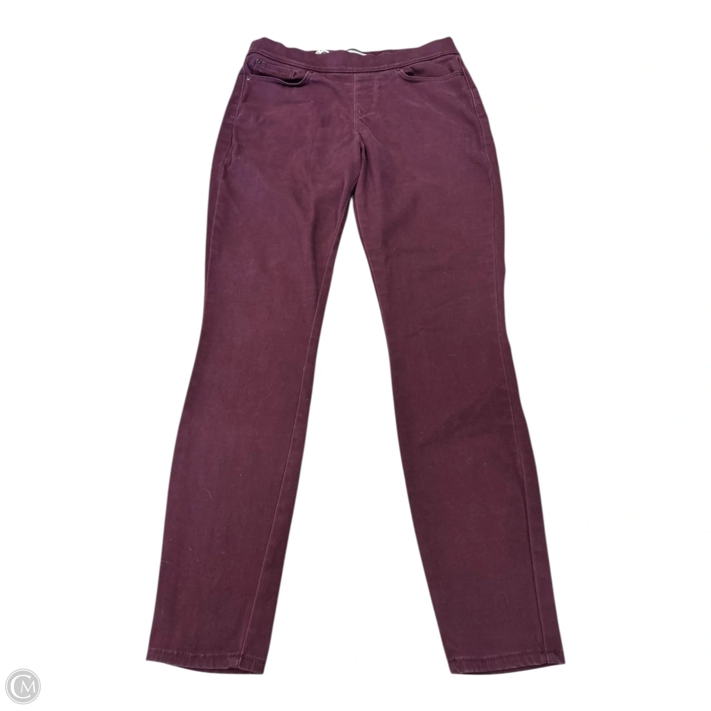 Jeans Skinny By Levis In Maroon, Size: 12